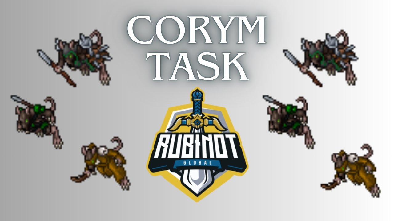Zerando as TASKS RUBINOT! - Corym Charlatan, Corym Skirmisher, Corym Vanguard EP.13 #rubinot