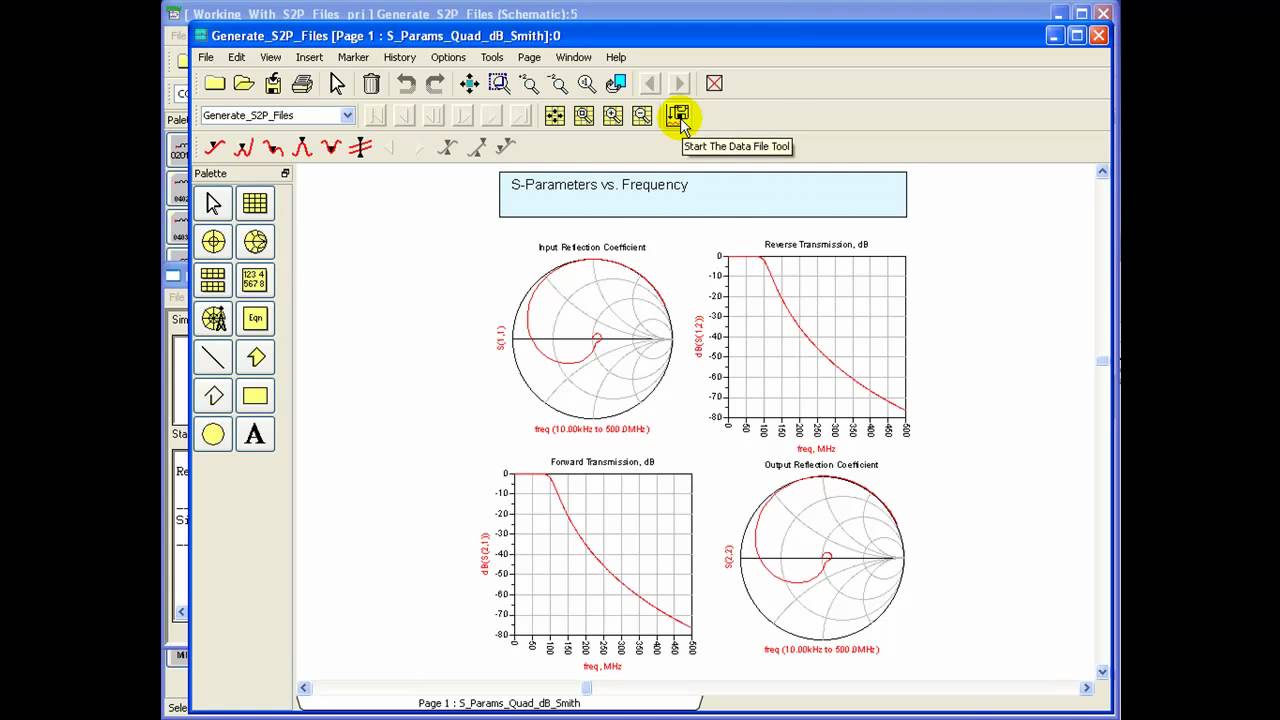 Файлы SParameter (Touchstone) в ADS