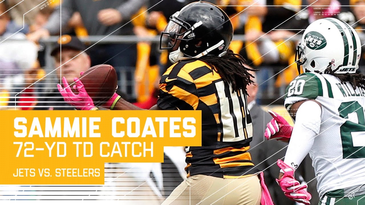 Ben Roethlisberger's 72-Yard TD Pass to Sammie Coates! | Jets vs. Steelers | NFL