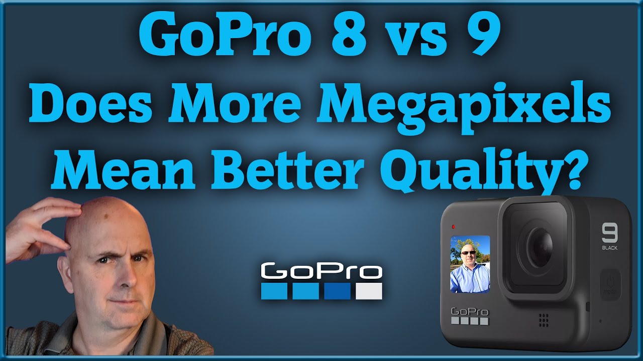 GoPro Hero 9 versus 8 comparison. Does more megapixels mean better quality?
