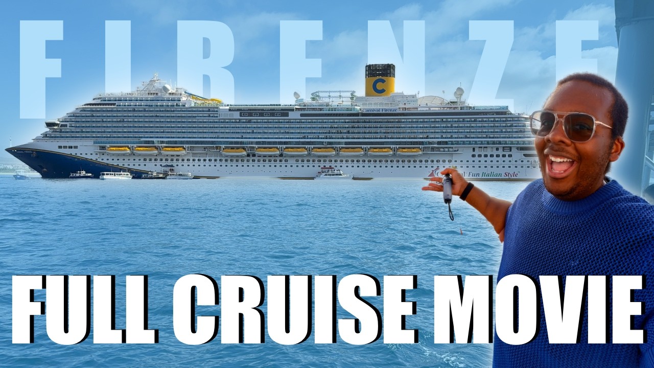120 HOURS ON THE CARNIVAL FIRENZE | 4K | APRIL 2025