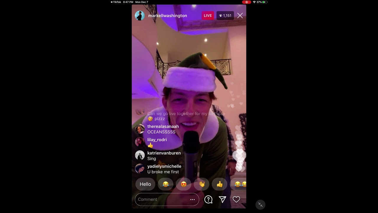 Markell Washington Live  12/07/2020