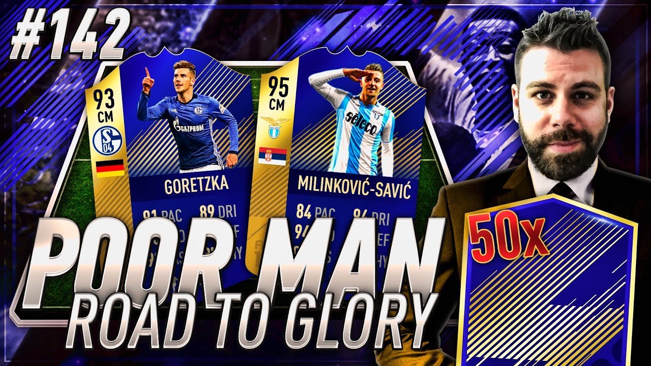 HUGE PACK OPENING!!! TOTS 95 SAVIC and TOTS 93 GORETZKA DREAM TEAM! Poor Man RTG #142 - FIFA 18