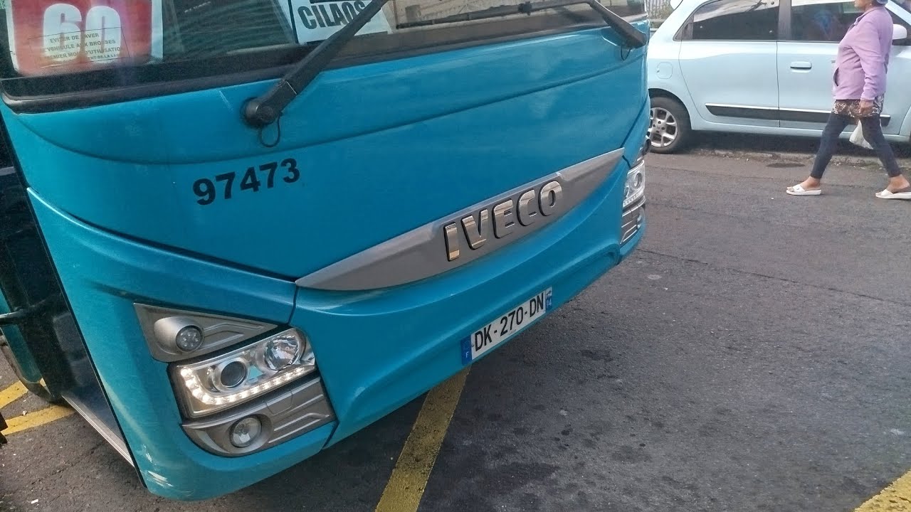 Alterneo Trip - Line 60 from Cilaos Mountain to St Louis - Irisbus Iveco Crossway MR