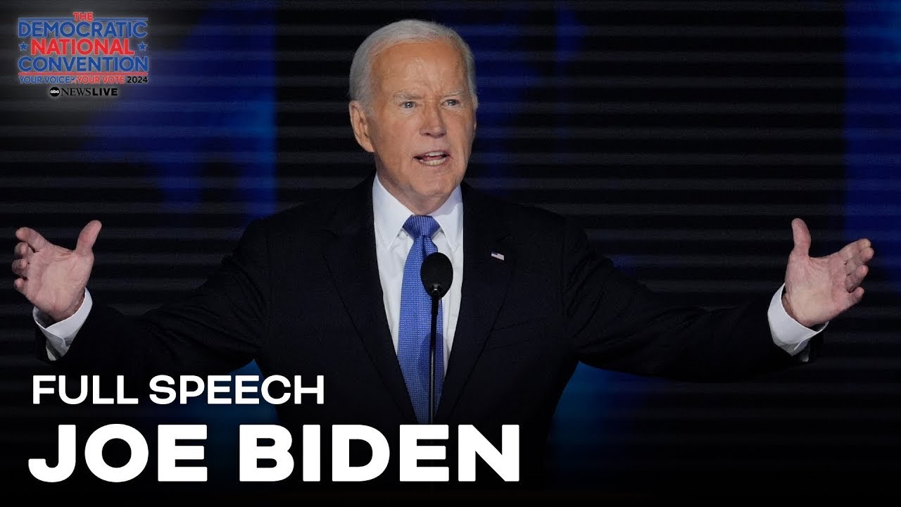 FULL SPEECH: Joe Biden&rsquo;s full speech at the DNC
