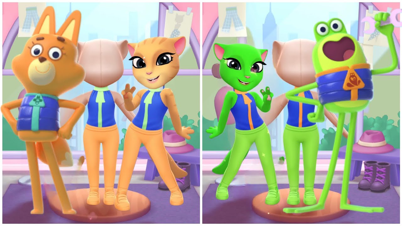 Kit 🆚 Splash Ultimate Makeover Cosplay ✨ | My Talking Angela 2