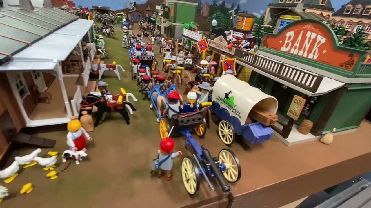 Playmobil  Civil War - Southern Town - Diorama
