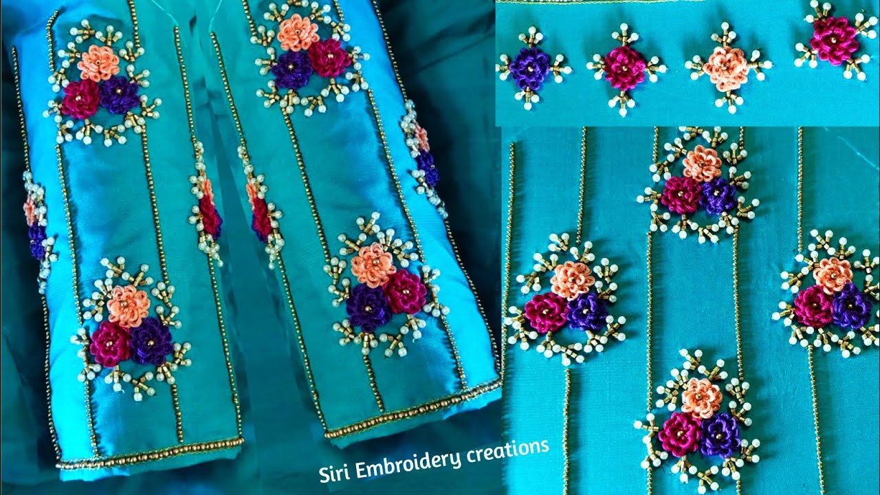 Ring knot embroidery design ideas