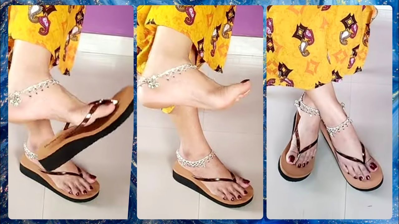 Feet Dangling With My Brown // Indian feet //Flip-flops @ jolisworld