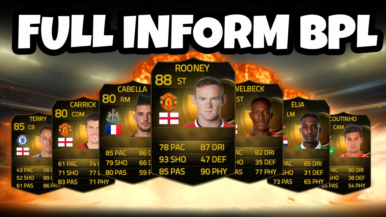 FIFA 15 | PEŁNY SKŁAD INFORM BPL