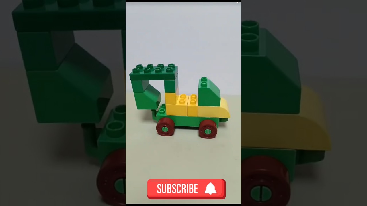 Building  excavator using block toys #buildingblocks #magneticblocks #excavator #toys #creative