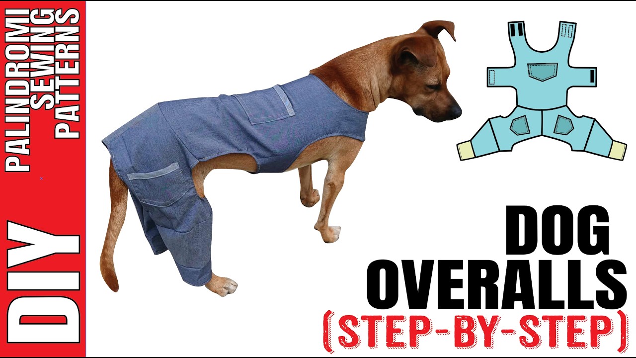 How to Sew Dog Overalls | Palindromi Digital Sewing Pattern Tutorial