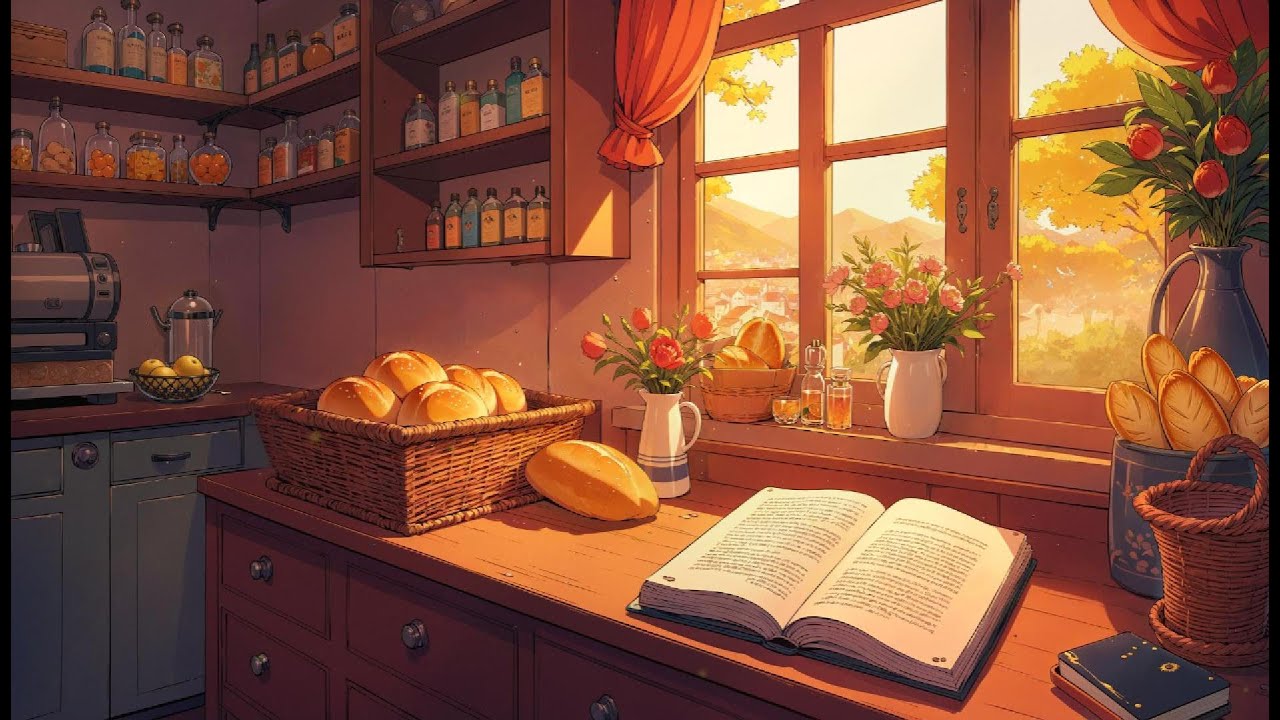 poetry bakery | warm lofi beats for reading & studying