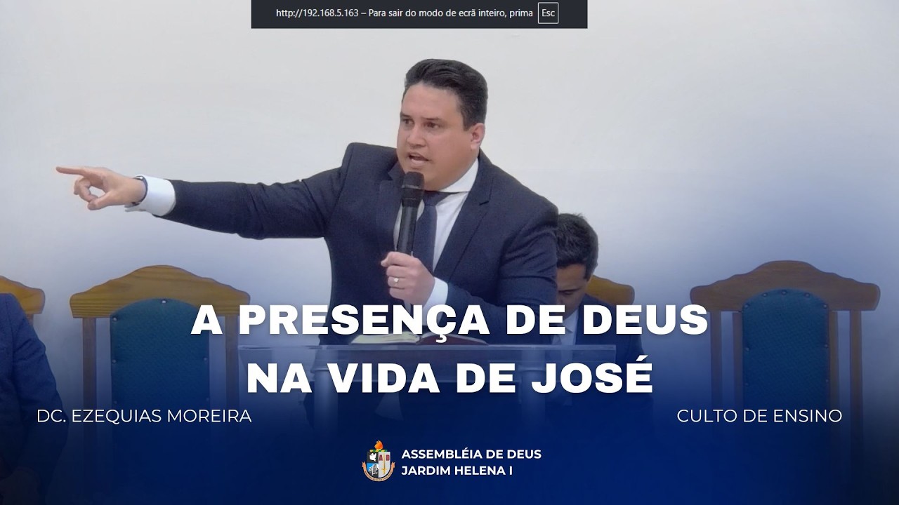 A PRESENÇA DE DEUS NA VIDA DE JOSÉ