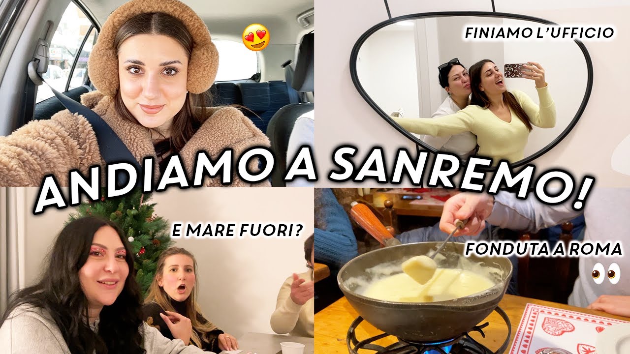 SANREMO ARRIVIAMO 🤩 + ultimi lavori al BEAUTY OFFICE !!! 💘 Weekly Vlog