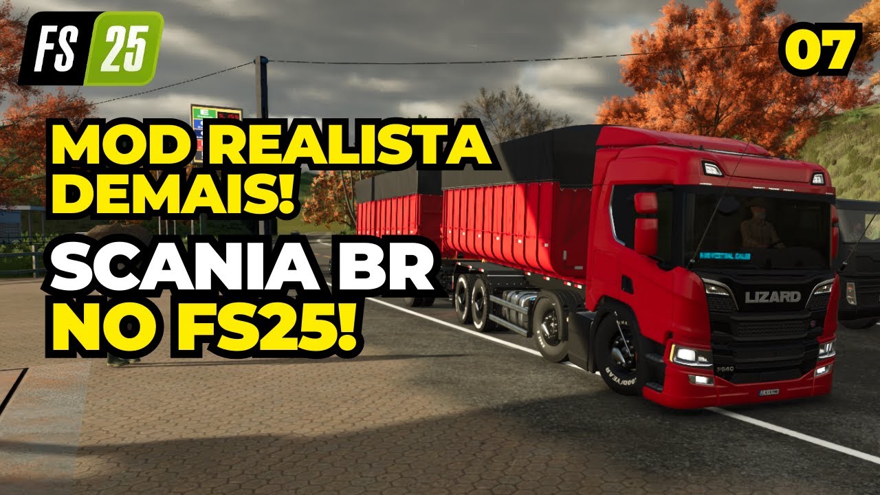 ✅ SCANIA P320 ROLL-ON CHEGOU COM TUDO NO FS25!