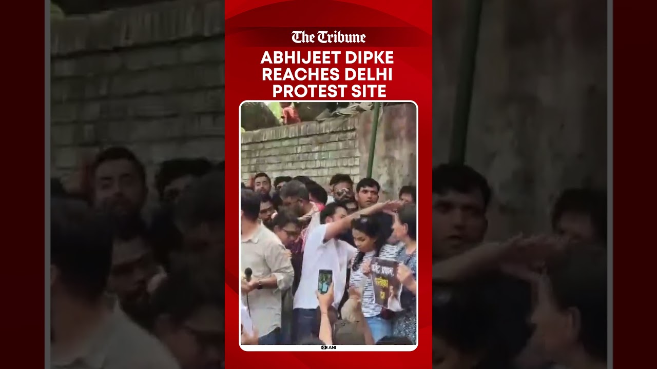 Abhijeet Dipke Leads CJP Protest at Jantar Mantar, Students Raise Slogans