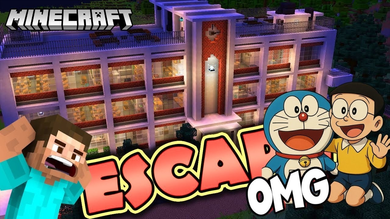 NOBITA KE SCHOOL SE BHAG GYA | MINECRAFT SCHOOL ESCAPE