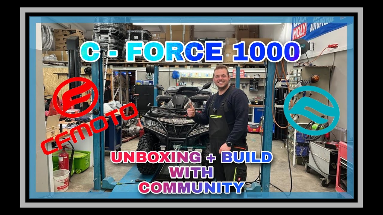 CFMOTO CFORCE 1000 Unboxing und Aufbau (ATV Nation & Alex)