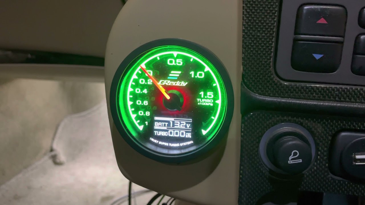 Saab 9-5 boost gauge