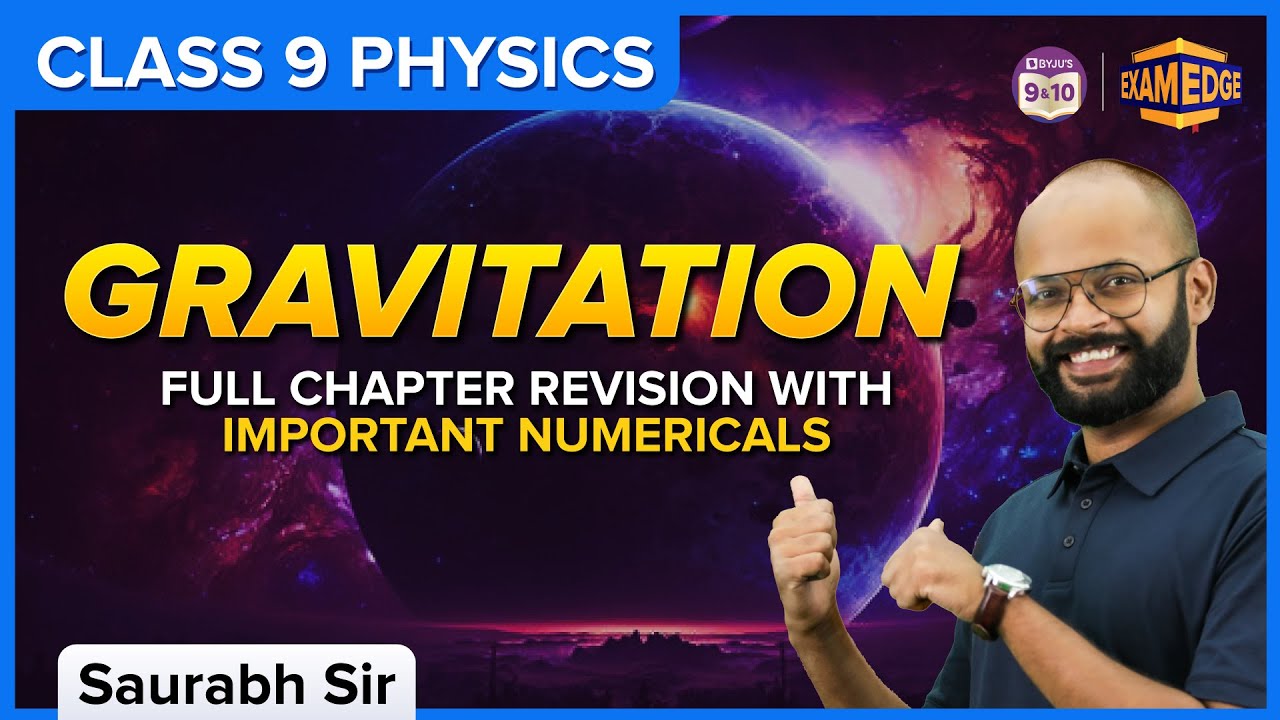Gravitation | Important Numericals and Questions| BYJU'S | Class 9 Science