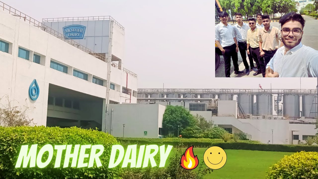 Mother Dairy factory Visit😉 || College 2023||New Delhi🍸🍸#delhi #vlog #india