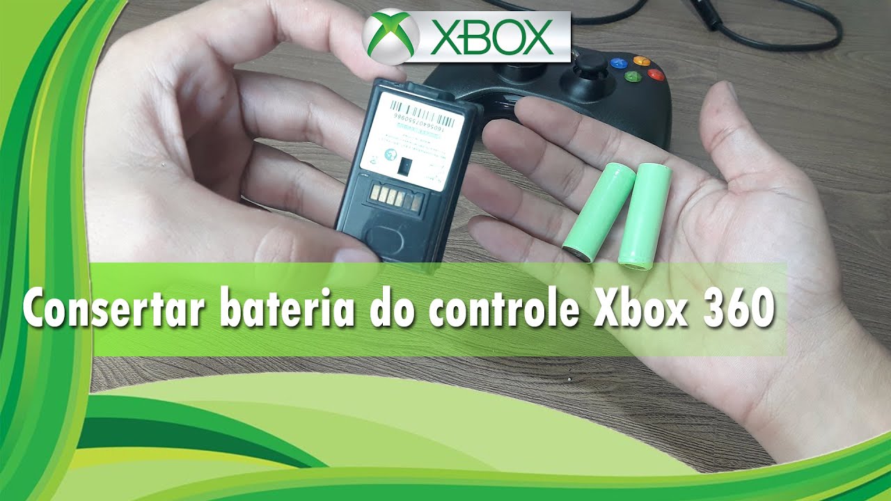 🔸 Como abrir bateria de controle de Xbox 360 ⁞ e substituir as baterias ( PT - BR )