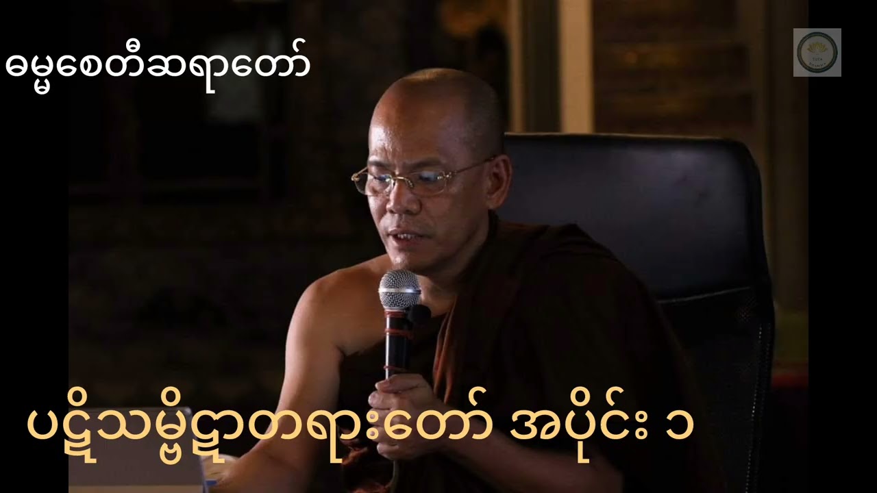 ဓမ္မစေတီဆရာတော် ပဋိသမ္ဗိဋာ တရားတော် အပိုင်း ၁