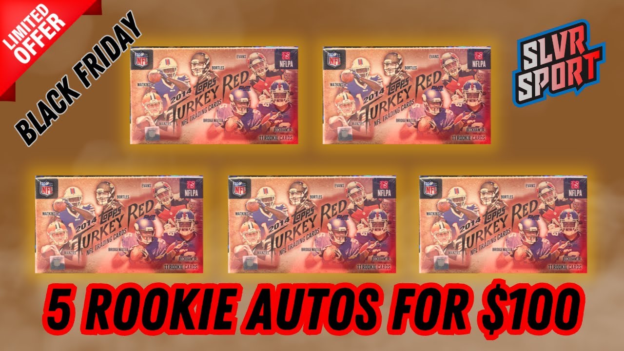 SUPER CHEAP RIP - $20 PER BOX! 💪 Ripping 5 Boxes of 2014 Topps Turkey Red Football