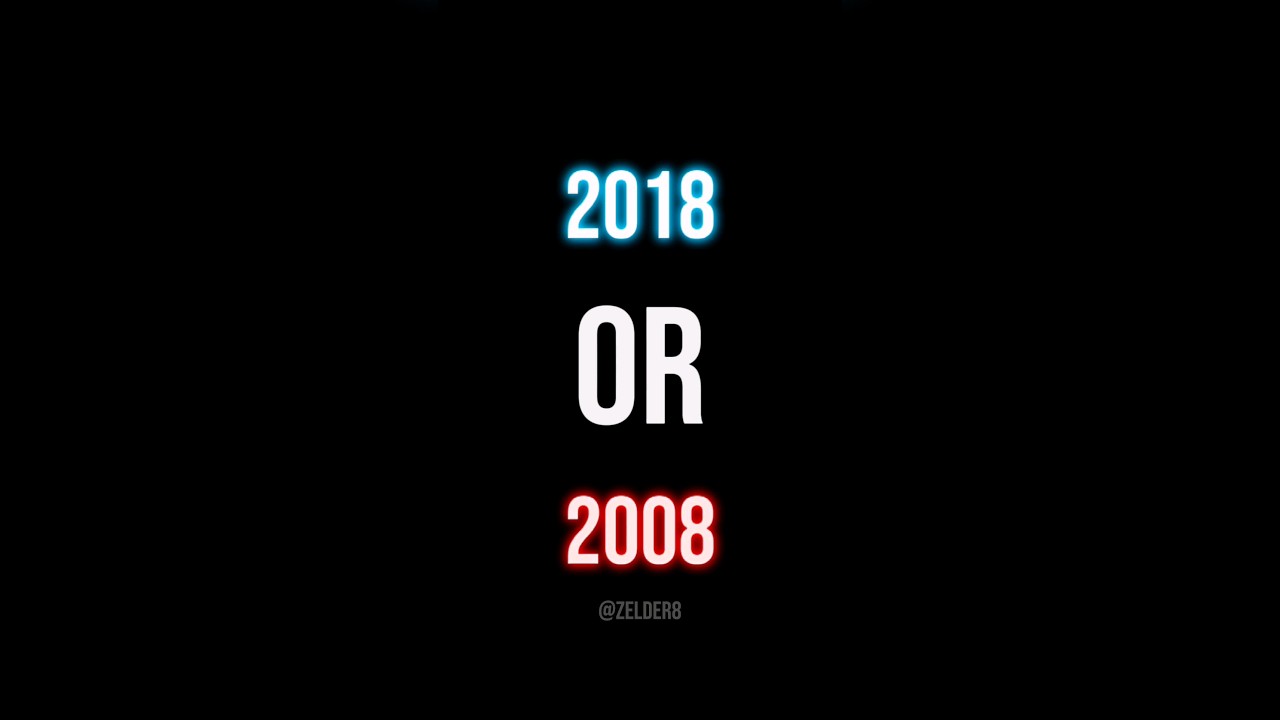 2018 games vs. 2008 games (edit)