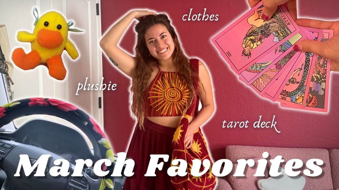 My March Favorites!! 🍀🌞🕯️ clothes, jewelry, tarot & more!