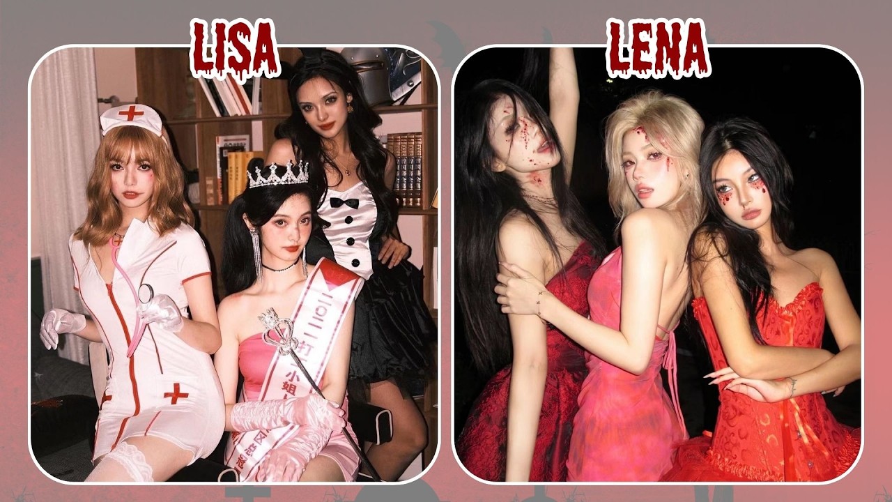 Lisa or Lena Halloween Costume #lisaorlena #lisaandlena #halloweencostume
