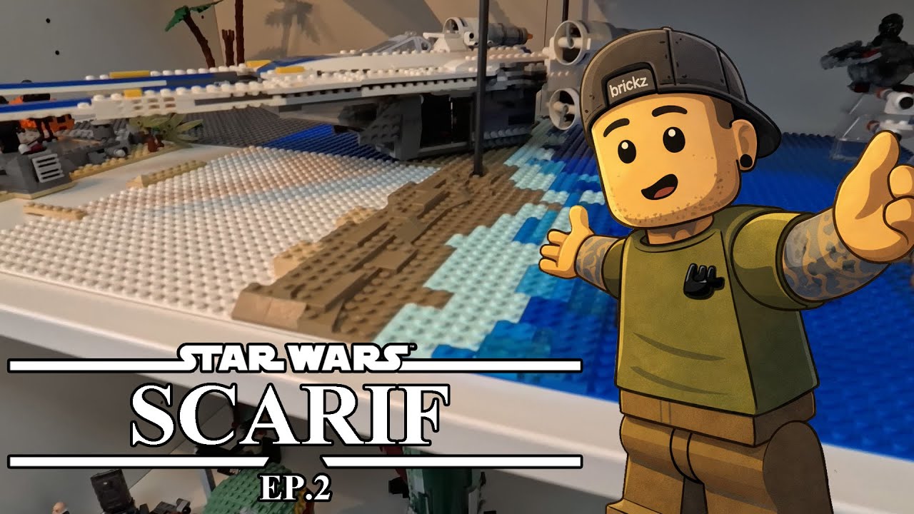Diorama UCS SCARIF - Aggiunta Ala-U + spiaggia - EP.2