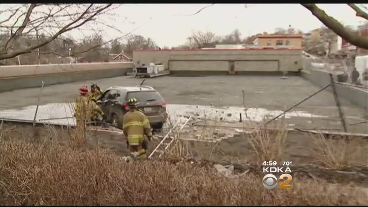 Out-Of-Control SUV Lands On Roof Of Giant Eagle