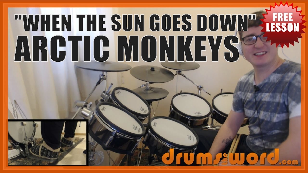 ★ When The Sun Goes Down (Arctic Monkeys) ★ FREE Drum Lesson | How To Play Drum BEAT (Matt Helders)