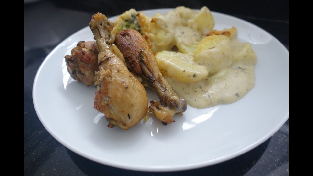 Pilons de poulets et son gratin gourmand | Délicieuse recette