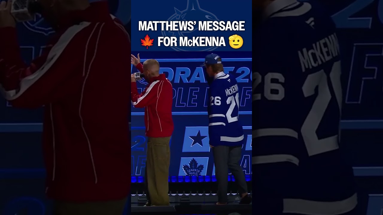 Matthews' message to Gavin McKenna 👀