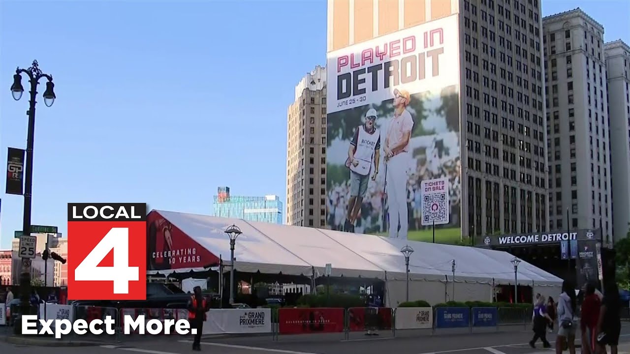 Detroit Grand Prix gets underway in Downtown Detroit