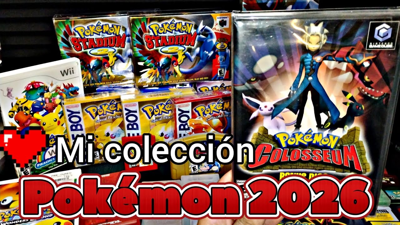 Todos mis juegos de Pokémon 2026 feat Davidsaga