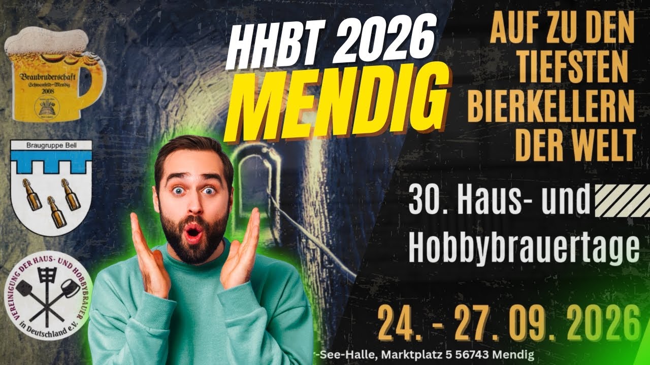 Haus- und Hobbybrauertage 2026 in Mendig (Eifel) &ndash; Das gro&szlig;e Treffen der Hobbybrauer 🍻