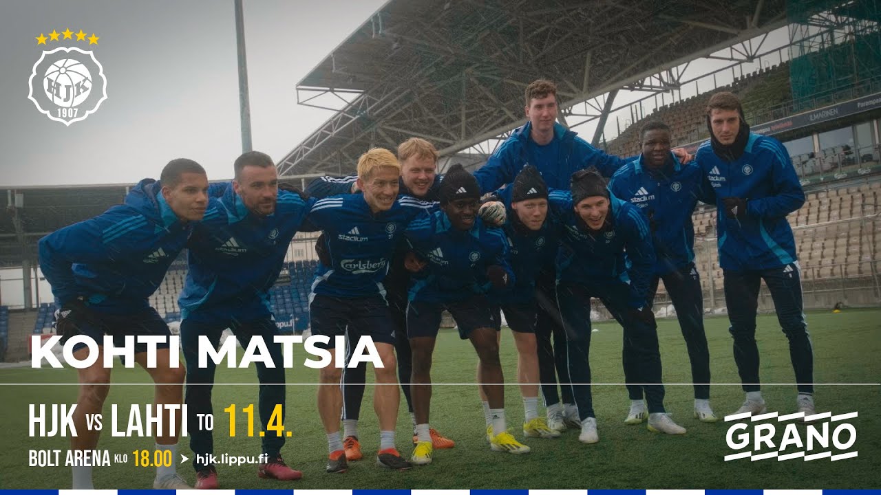 Kohti Matsia | HJK vs Lahti – Otteluisäntänä Grano: Treenit Mikitettynä