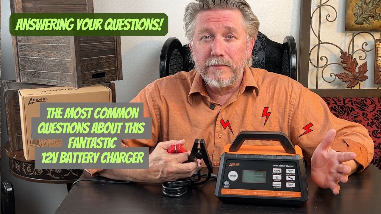 Answering your questions about this compact and poweful AMPEAK 12V  Battery charger