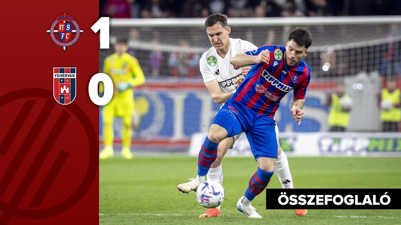 NB I: Nyíregyháza Spartacus–Fehérvár 1–0 | összefoglaló