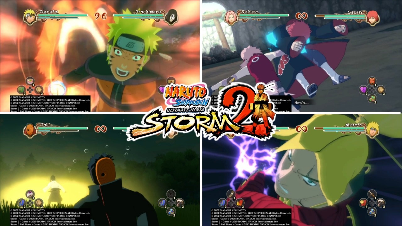 Todos os Ultimate Jutsus do Naruto Storm 2