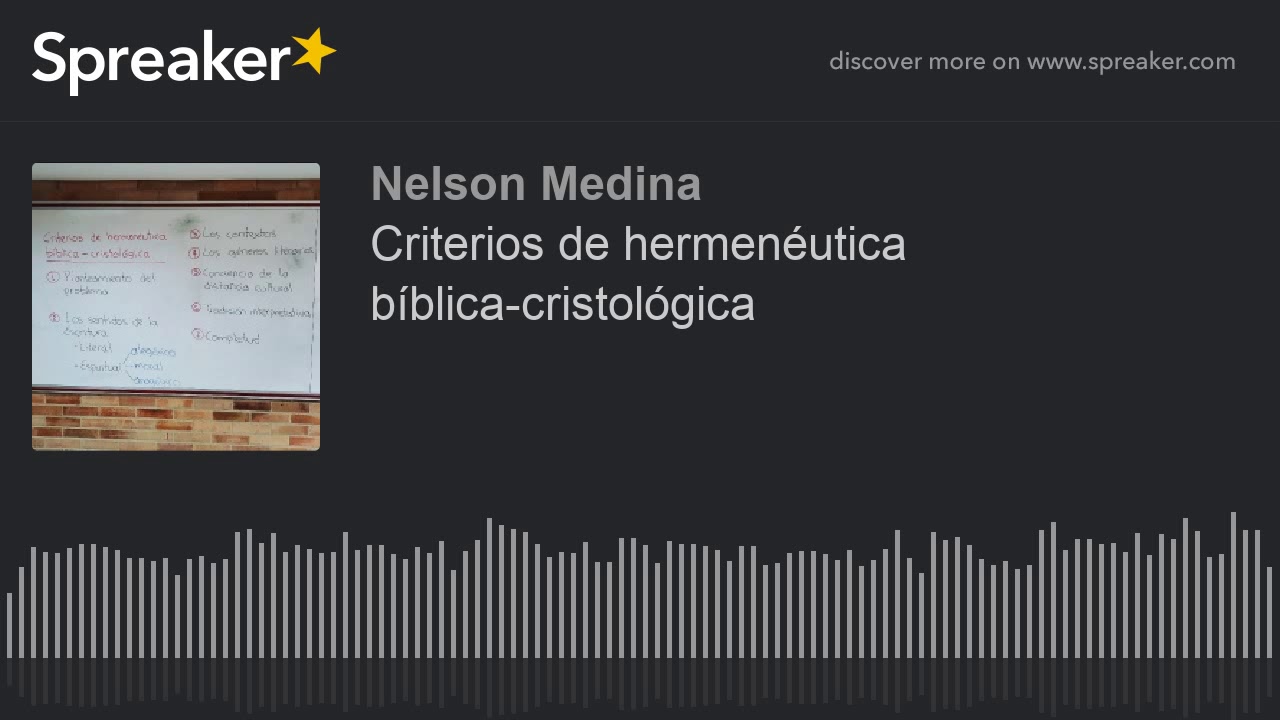 Criterios de hermenéutica bíblica-cristológica