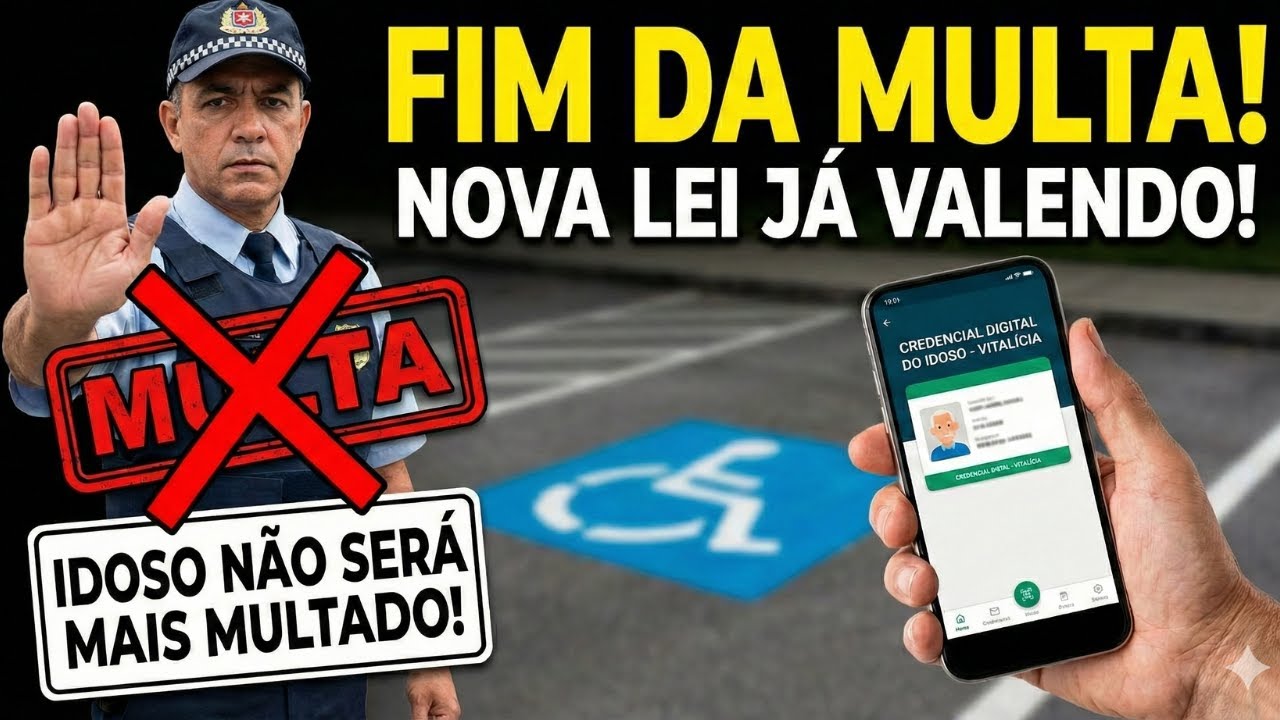 TEM MAIS DE 60 ANOS? FIM DA MULTA! NOVA LEI DO ESTACIONAMENTO PARA IDOSOS JÁ ESTÁ VALENDO?