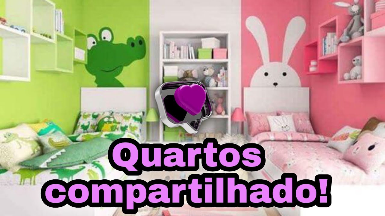 Decoração de quarto compartilhado de menina e menino|Part.2|inspirações de quarto compartilhado