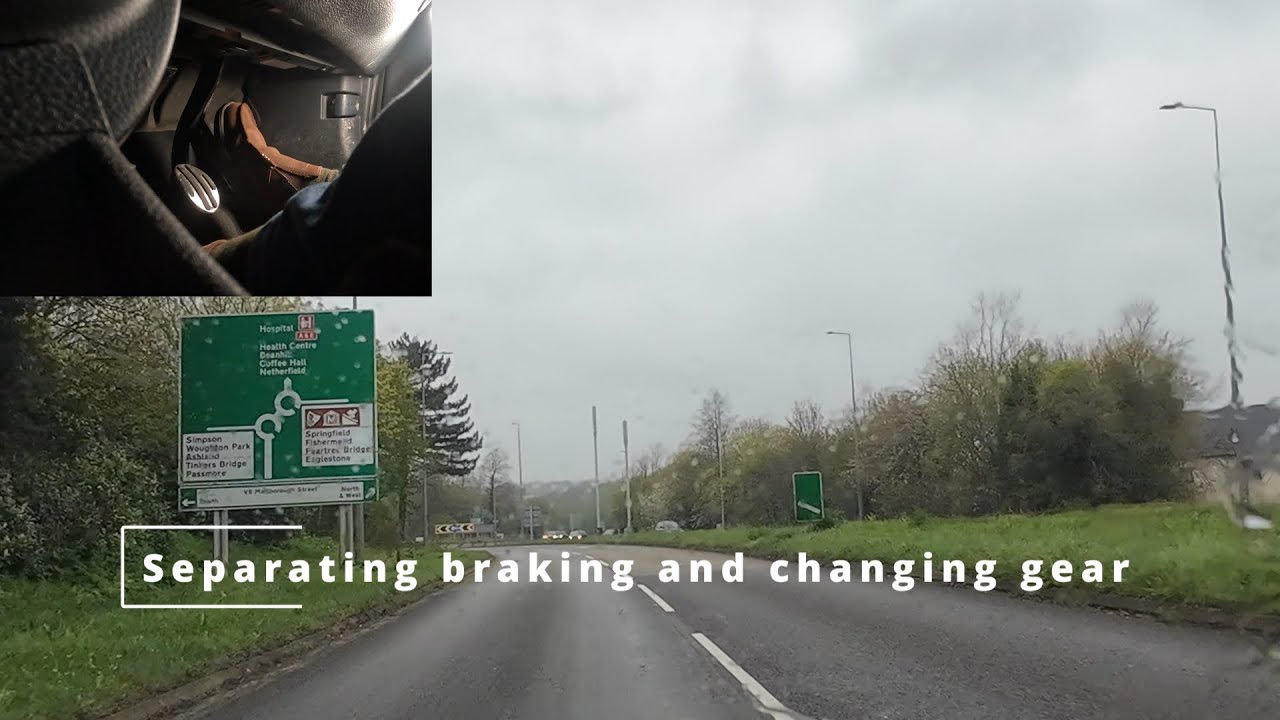 Separating braking and changing gear - why and how