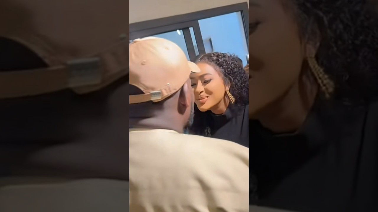 Le Bisou de Aziz NDIAYE &agrave; sa femme A&iuml;cha Rassoul Nging #anniversary