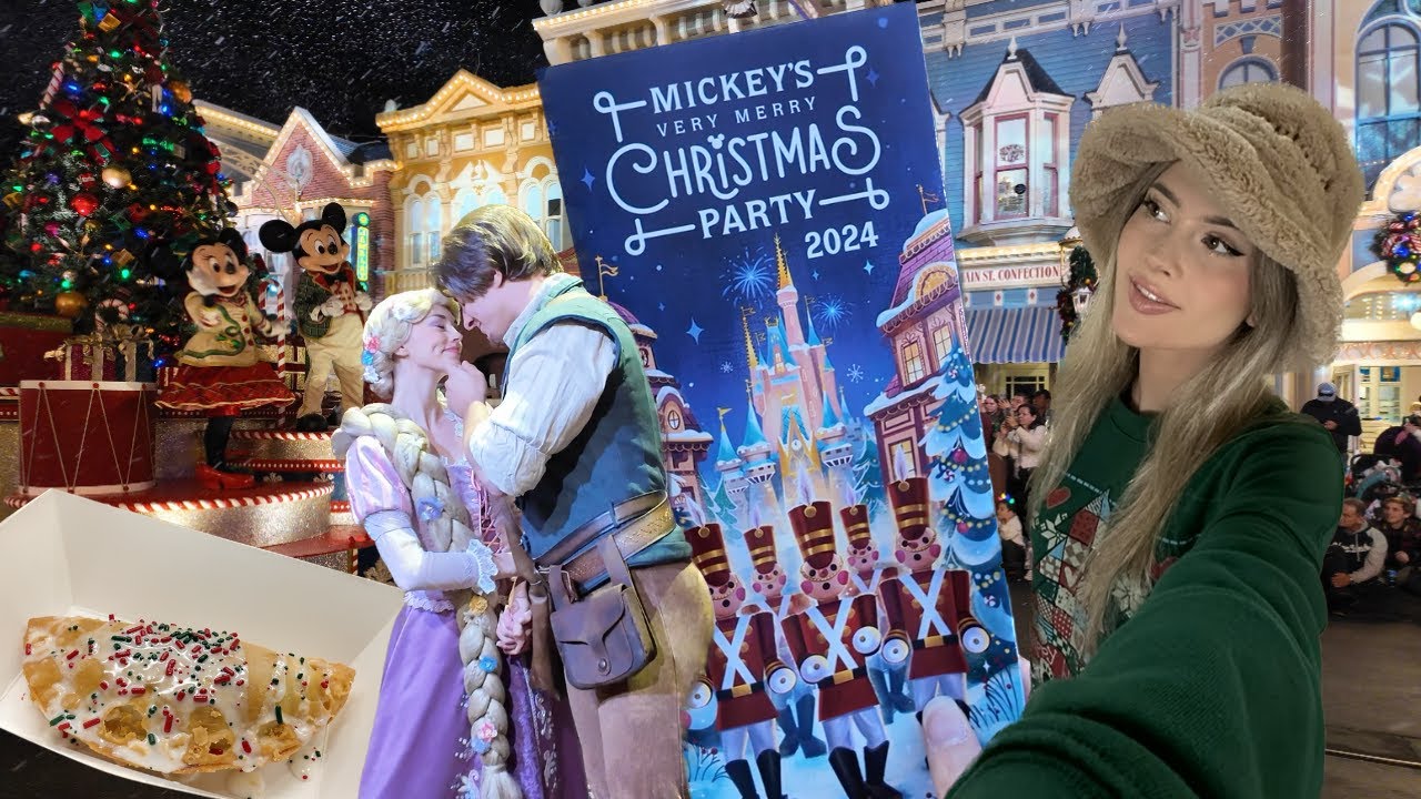 Mickey’s Very Merry Christmas Party | Meeting Princesses With Their Princes  | Sugar Cookie Hand Pie